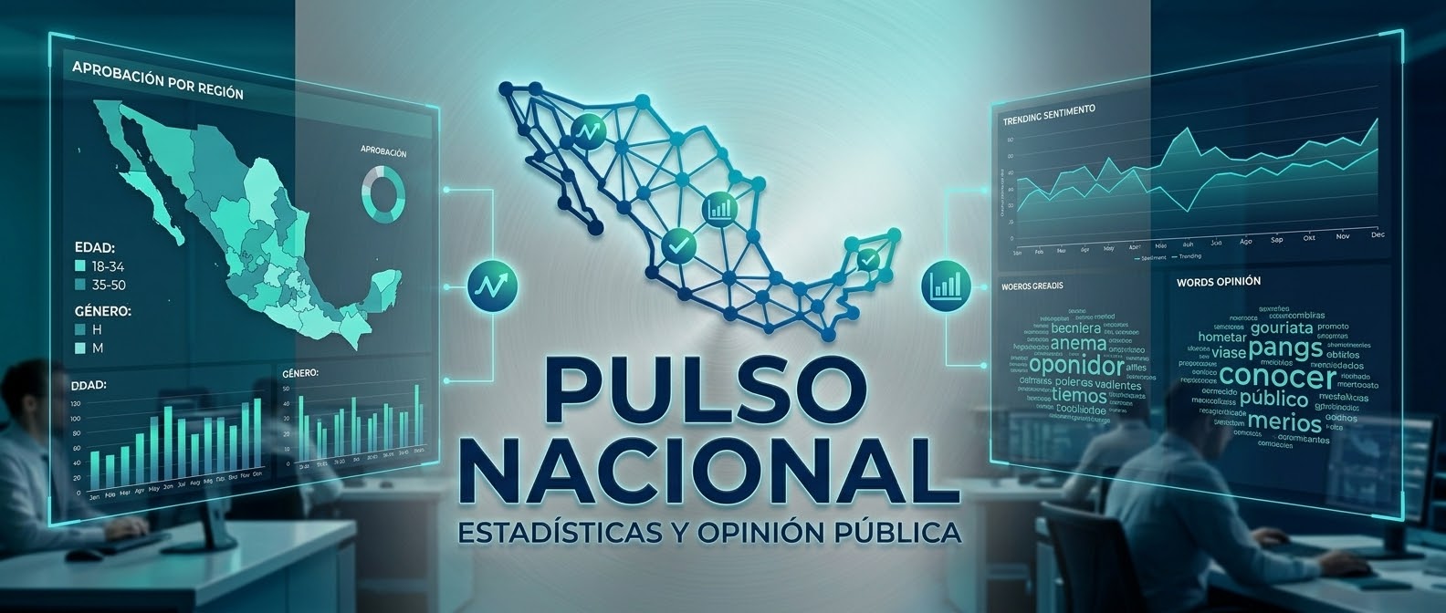 Pulso Nacional — estadísticas y opinión pública